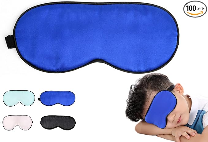 Mulberry Silk Sleep Mask for Kids by KmeetQ