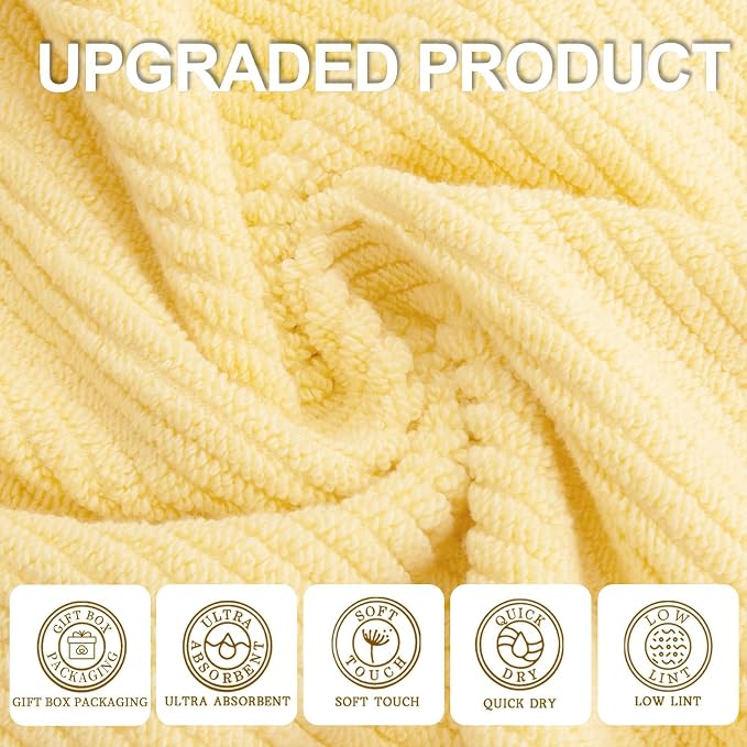 Yellow Towels for Bathroom - Image 2