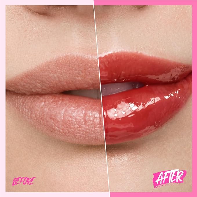 SKINTIFIC Peptide Brightening Lip Serum, Hydrating & Plumping Tinted Lip Gloss - Image 4