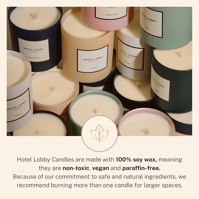 Hotel Lobby Capri Candle – Hand-Poured 9.75oz 100% Soy Wax - Image 6