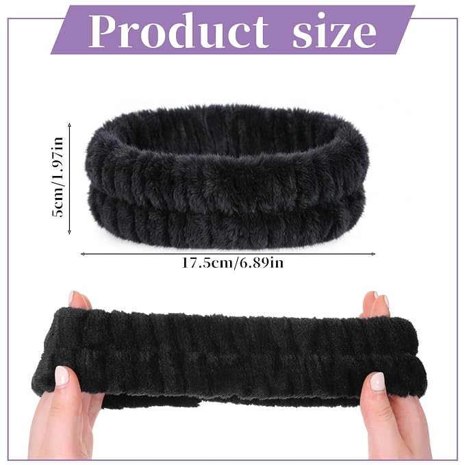 JJUNW 3Pcs Make Up Headband, Spa-Headbands, Hair Headbands - Image 2