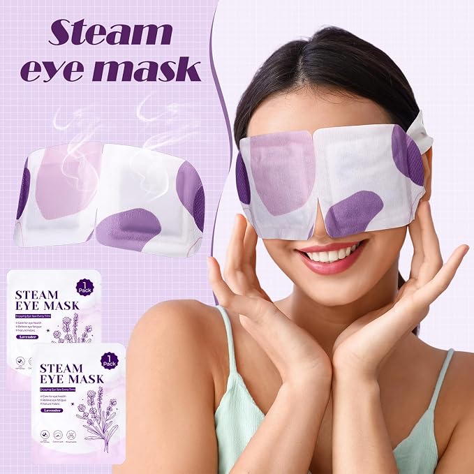 120 Pcs Steam Eye Masks Disposable Bulk Self Heated Eye Masks - Image 7