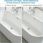 Soft Silicone Bath Pillow, Adjustable Airbag Ergonomic Neck Support Design - Image 7