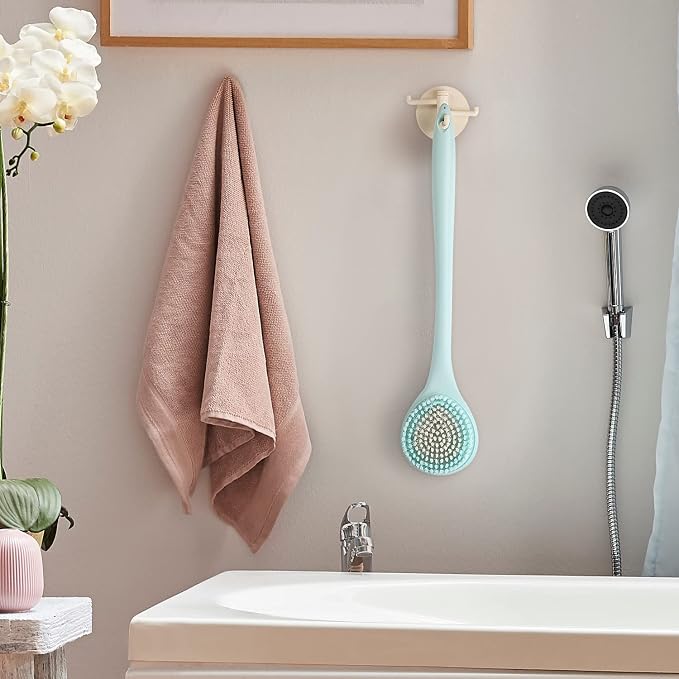 BEDELITE Back Scrubber for Shower, Soft Bath Brush Long Handle for Men & Women - Image 6