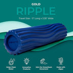 Oceanfoam Ripple Travel Foam Roller Firm Mini Foam Roller - Image 3