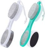 Foot Scrubber Brush with Pumice Stone by YIOYOODA