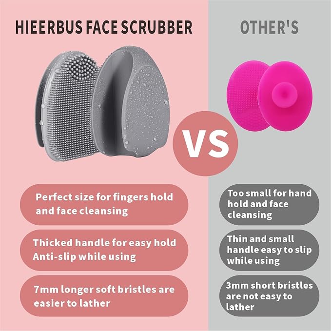 Silicone Face Scrubber, 2 Pack Face Scrubber - Image 2