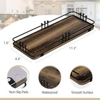 Bathroom Vanity Tray for Countertop Toiletries Perfume Makeup Soap Dispenser - Image 2