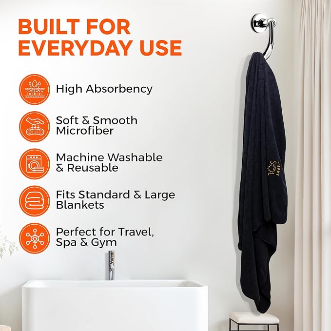 Happy Sol Sauna Blanket Towel Insert - Image 3