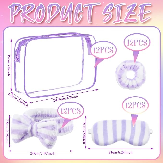 Kajaia 48 Pcs Sleepover Party Supplies - Image 3