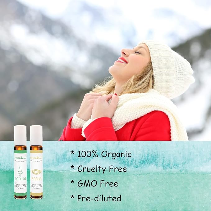 Aromatherapy Oils Roller Set, Natural Pre-diluted Essential Oils Roll On - Image 5