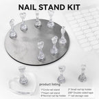 Nail Stands for Press On Nails Painting Display Practice, Powerful Magnetic - Image 2