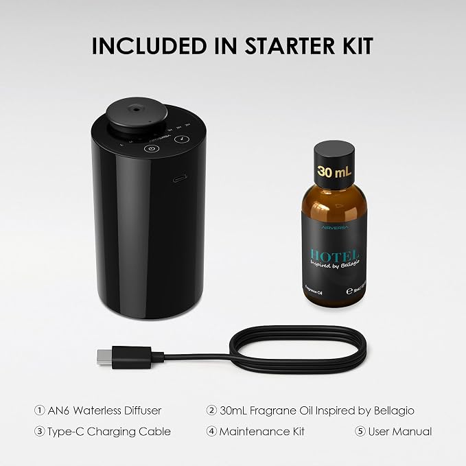 Airversa Waterless Essential Oil Diffuser Starter Kit - Image 6