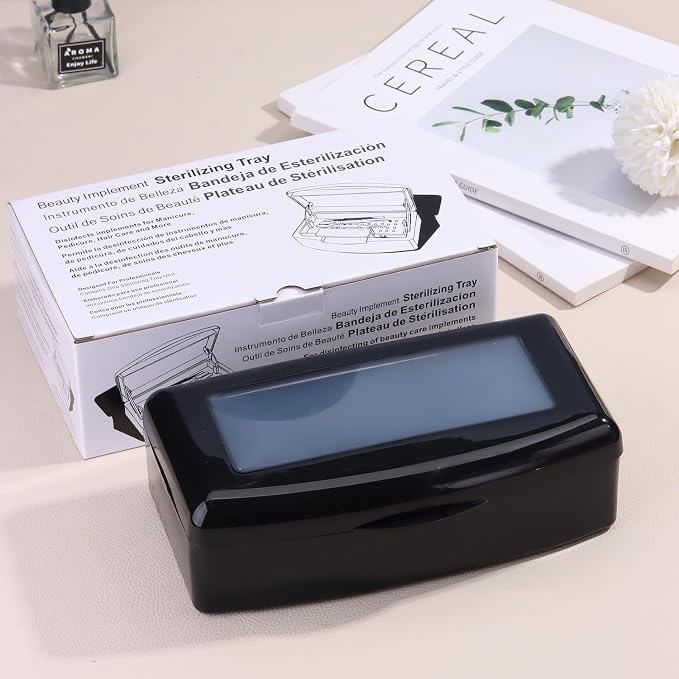 Nail Tool Sterilizer Box Plastic Disinfectant Container - Image 8