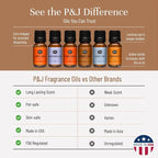 P&J Fragrance Oil Halloween Set | Autumn Wreath, Pumpkin Pie, Candy Corn - Image 3