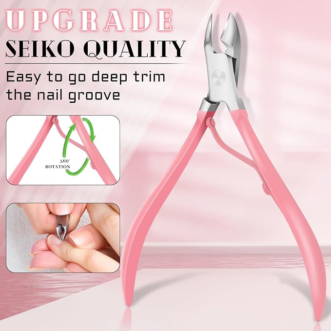 BLESWIN Manicure Pedicure Set, Mens Nail Grooming Kit, Manicure & Pedicure - Image 5