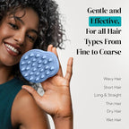 HEETA Scalp Massager 2 Pack for Hair Growth, Soft Silicone Bristles to Remove - Image 8