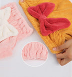 4Pcs Microfiber Hair Drying Cap, Ultra Absorbent Hair Towel Wrap Turban - Image 4