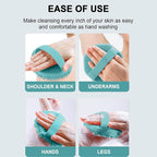 RamPula Silicone Body Scrubber, Silicone Loofah, Quick-Dry Exfoliating Body - Image 5