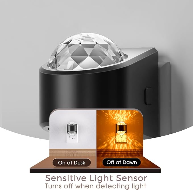 Night Light Plug into Wall, Color Changing Night Light, 3CCT Diamond Design - Image 4