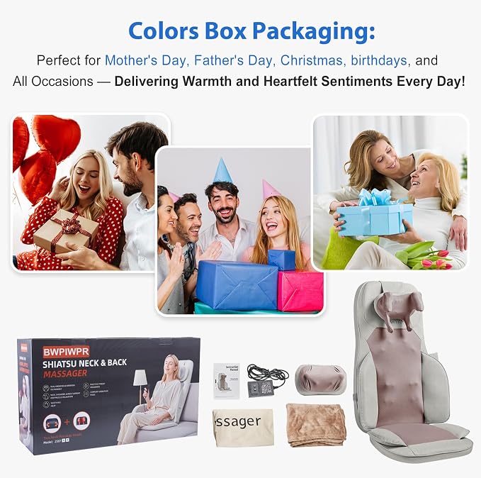 Shiatsu Massage Cushion for Neck and Back - Image 8