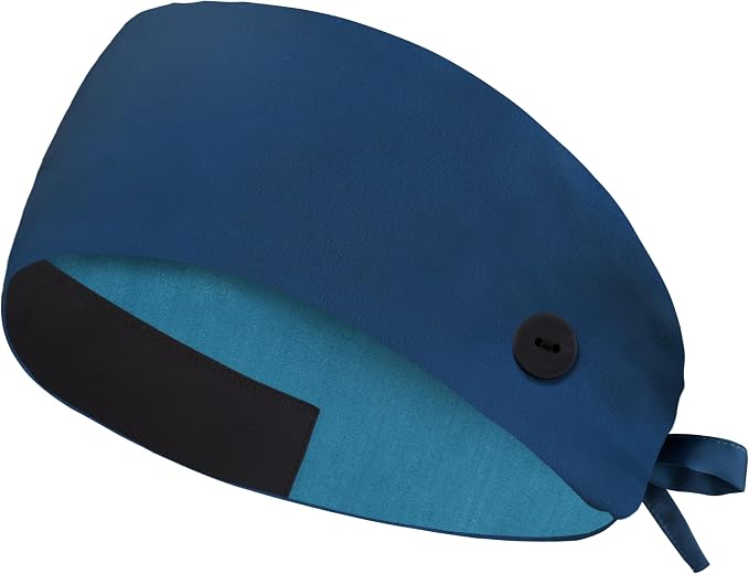 Satin Lined Scrub Cap, Adjustable Surgical Cap by IRIS+CRAFT