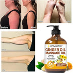 2 Pack Ginger Oil Lymphatic Drainage Massage, Belly Drainage Ginger Oil-Warming - Image 3