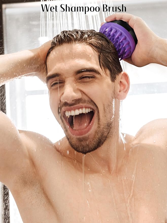 HEETA Scalp Massager with Soft Silicone Bristles - Image 6