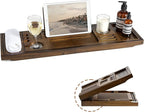 Teak Bathtub Tray | Adjustable Width Tray by Unknown