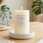 Aroma Naturals Orange, Clove and Cinnamon Essential Oil Scented Pillar Candle - Image 7