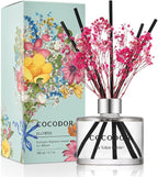 COCODOR Flower Reed Diffuser Set / 6.7oz / La Tulip Garden/Scent Diffuser by COCODOR