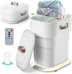 MFTEK 27L Towel Warmer for Bathroom, Foldable Heated Towel Warmers Bucket by MFTEK
