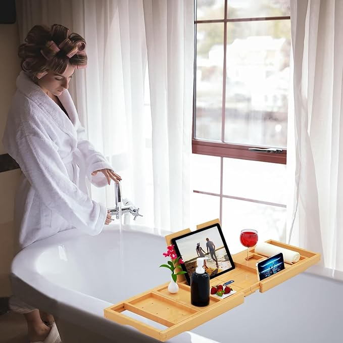 Premium Bathtub Tray Caddy - Image 6