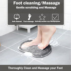 Shower Foot and Back Scrubber Mat, Wall Mounted Shower Foot Scrubber - Image 2