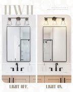 Bathroom Vanity Light Fixture, HWH 3-Light Farmhouse Vanity Lights Over Mirror - Image 5