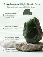 Gua Sha Facial Tools, Natural Jade Stone Guasha Tool - Image 3