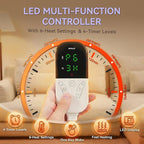 King Size Heating Pad for Back Pain 32"x24" Extra Large Electric Heating Pad - Image 5
