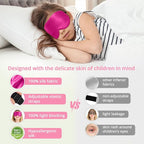 Kids Sleep Mask Eye Cover, 100% Real Natural Pure Silk Eye Mask - Image 4