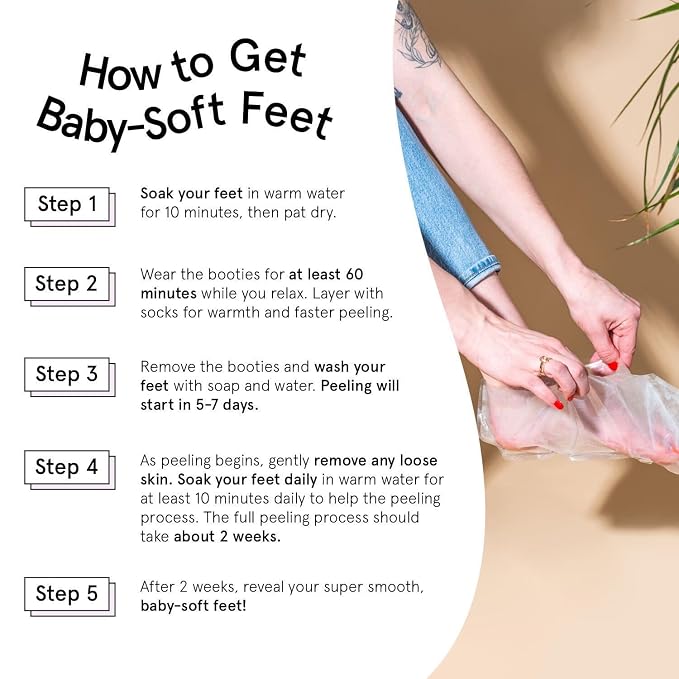 grace & stella Award-Winning Foot Peel Mask - Image 6