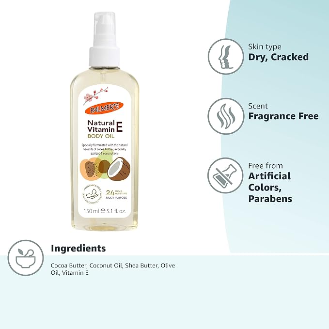 Palmer's Vitamin E Multi-Purpose Body Oil, 5.1 Ounce - Image 12