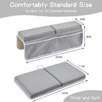 Bath Kneeler and Elbow Rest Pad Set, Thick Soft Quick Dry Bathtub Mat - Image 7