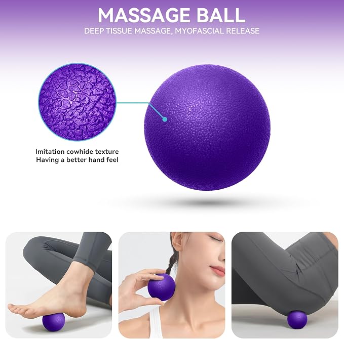 Krightlink 5 in1 Foam Roller Set, High Density Deep Tissue Massager - Image 4