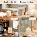 Scented Candles Gift Set for Women, 6 Pack Aromatherapy Soy Candles for Home - Image 8