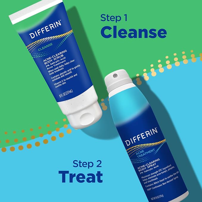 Differin Body Scrub with Salicylic Acid Acne Clearing Improves Tone and Texture - Image 5