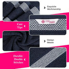 CASA COPENHAGEN Solitaire 6 Pieces Towel Set- Navy, 600 GSM 2 Bath Towel 2 Hand - Image 6