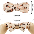 Ondder Leopard Terry Cloth Spa Headbands - Image 6