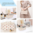 OCHEAL Makeup Bag, Travel Makeup Organizer Bag, Large Capacity Cosmetic Bags - Image 4