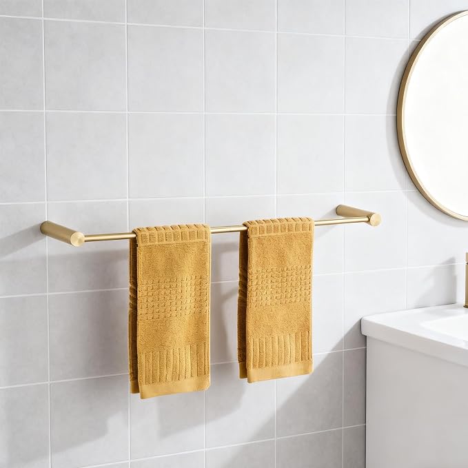 Towel Racks for Bathroom, NEWRAIN Wall Mounted Stainless Steel Organizer - Image 6