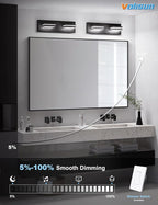VOLISUN Modern Bathroom Vanity Light Fixtures, 5CCT Dimmable Bathroom Lighting - Image 3