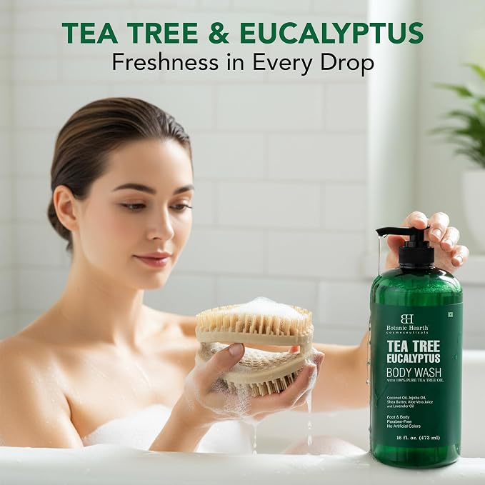 Botanic Hearth Tea Tree Eucalyptus Body Wash - Image 7